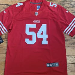 San Francisco 49’ers Fred Warner jersey #54 Red
