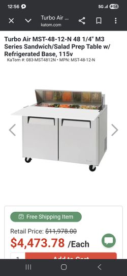 Prep Salad Table