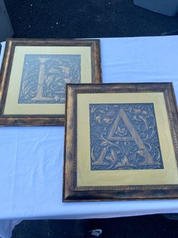 Hanging Letter frame