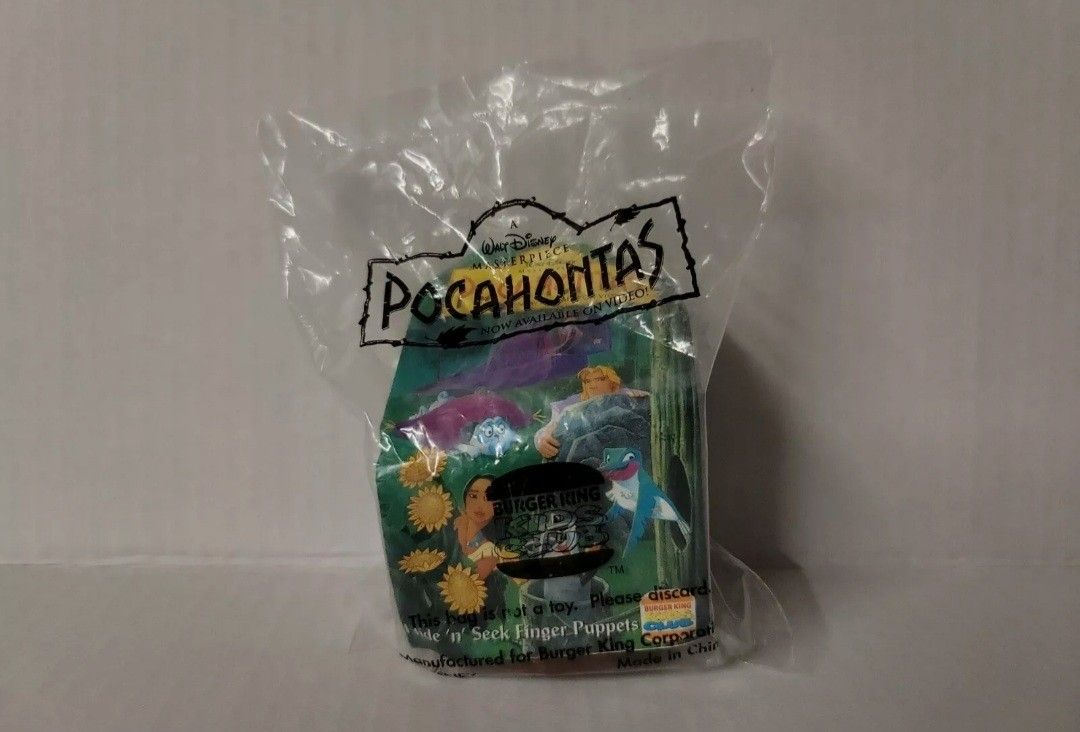 Lot Of 4 Disney Pocahontas Burger King 90s Toys Brand New!