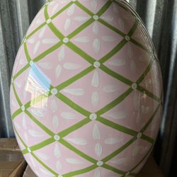 Grandin Road Oversized Garden Easter Egg