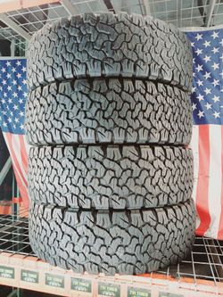 ✅ 4 USED TIRESLT275/65R20 BF GOODRICH K02 ALL TERRAIN 275 65 20