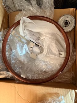 196-1970 Impala Comfort Grip Steering Wheel Kit (WOOD GRAIN)