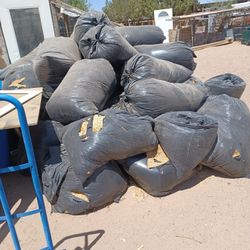 Bags Of Wood Chips And Shavings  From Poplar And Alder Wood 