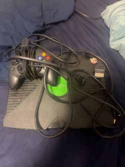 Original Xbox Console with Controller and Cables