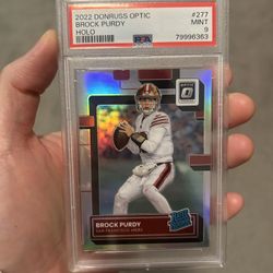 Brock Purdy RC Holo PSA 9