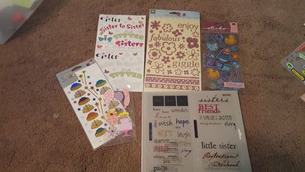 Scrapbook stickers