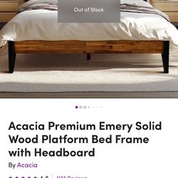 King Bed Frame And 2 Nightstands
