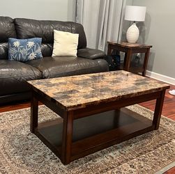 Coffee Table and Two End Tables