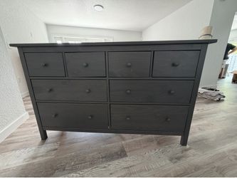Used gray 8 drawer dresser