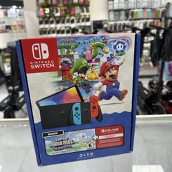 Nintendo Switch OLED Mario Bundle! Finance For $50 Down Payment!!