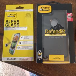 BNIP Otter Defender iPhone 6/6S and Alpha Glass Screen Protector 