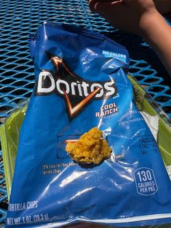 Deformed cool ranch Dorito