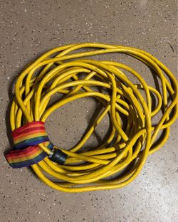 100 ft Yellow Heavy-Duty Outdoor Extension Cord