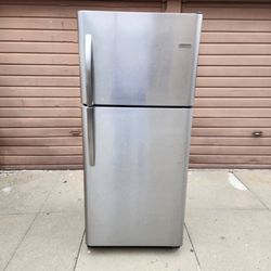 🔥3MONTHS WARRANTY 30X32X68 FRIGIDAIRE FRIDGE 20CUFT SILVER