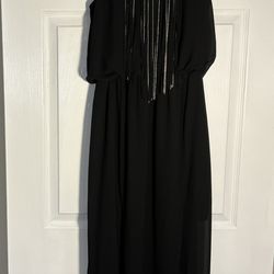 BRAND NEW WITH TAG. BLACK MAXI DRESS FOR ALL OCCASIONS. 