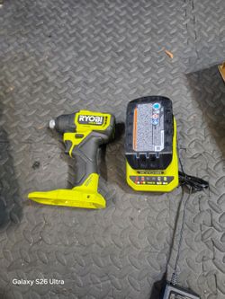 18v brushless 1/4 impact  with battery and charger