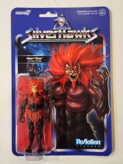 SUPER 7 REACTION FIGURES. SILVER HAWKS. MON☆STAR 3.75 " ACTION FIGURE.