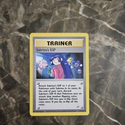 Pokemon Gym Heros Series Sabrina's Esp