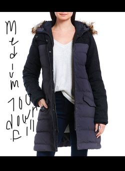 READ Entire AD - NEW Women’s SOREL Parka Skiing 700 fill goose Down winter snow jacket coat size medium north face navy black grey woman’s woman