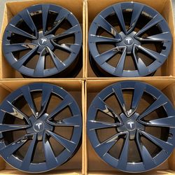 19” Tesla Model 3 Factory Wheels Rims Gloss Black New
