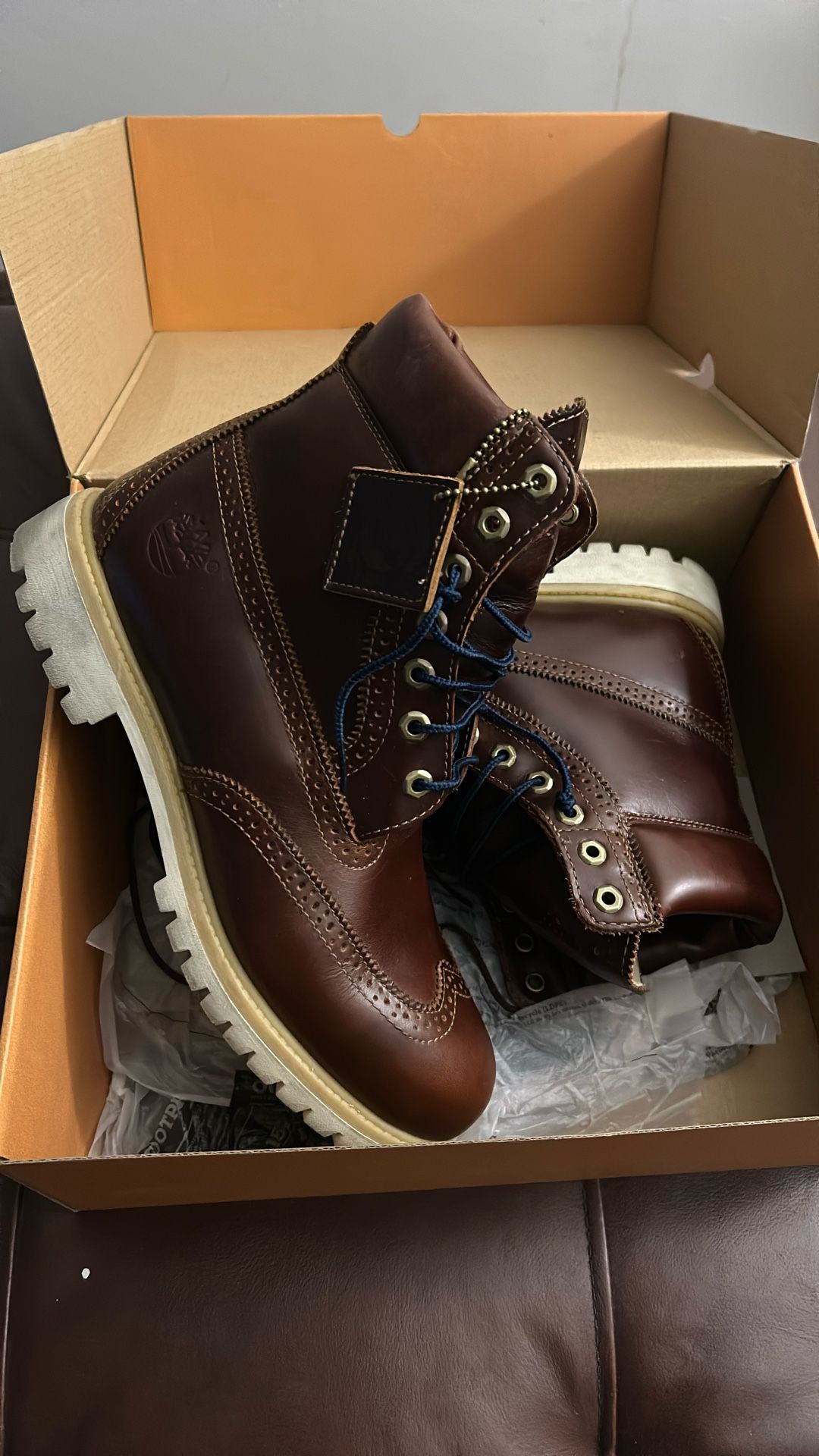 Timberland 6” Premium Wingtip Boot **RARE**