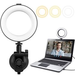 Laptop Ring Light Vlogging 