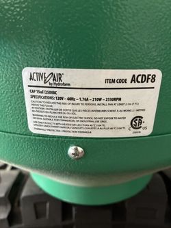 8" Active Air Inline Fans