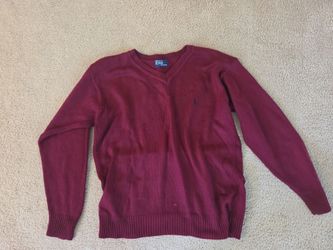 Men large R. Polo v neck sweater
