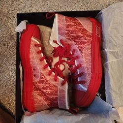 Size 11.5 - Dior B23 High Dior Oblique - Red