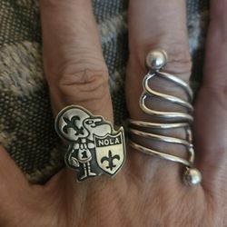 Vintage LETY G. NOLA Sterling Ring