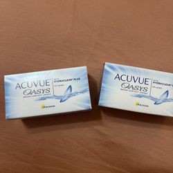 2 Box Of New Contact Lenses 