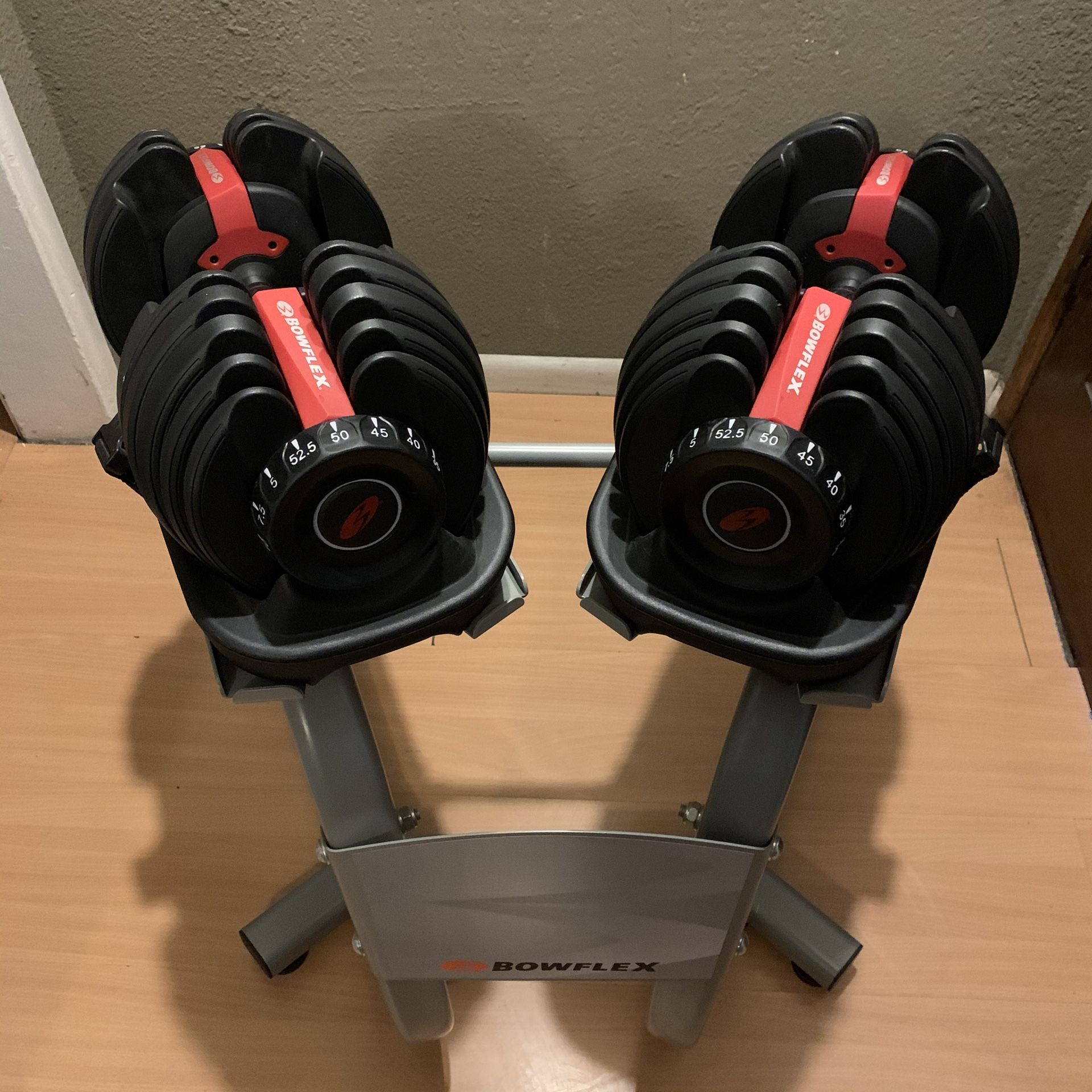 Bowflex Select Tech 552 Adjustable Dumbbells free weights with Stand