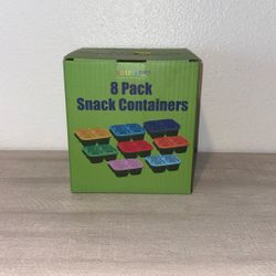 8 Pack Snack Containers