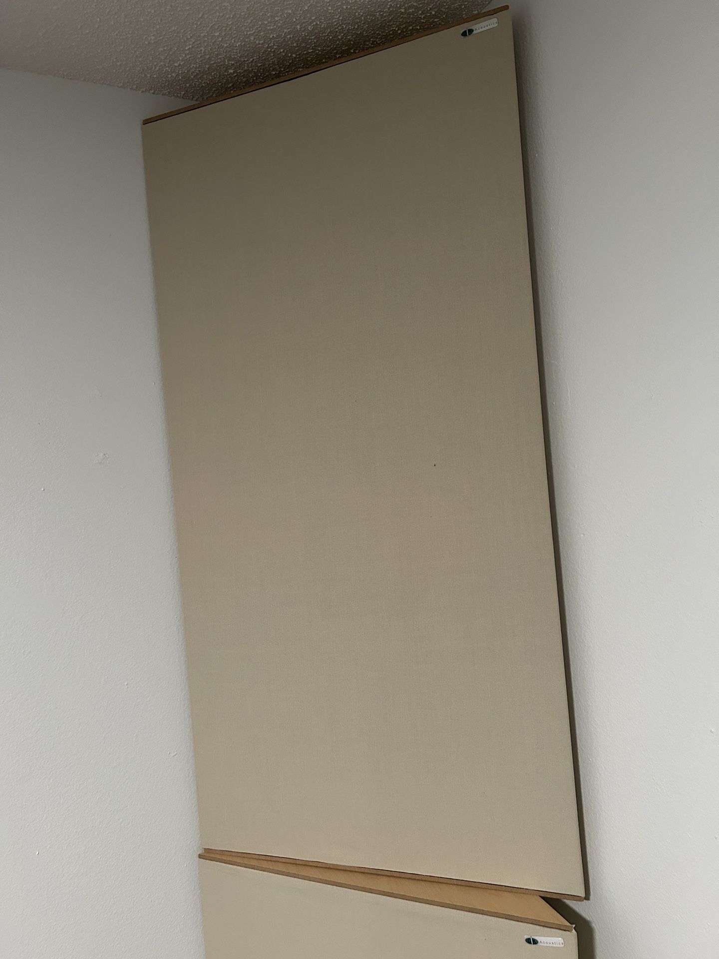 Set of GIK acoustic panels for studio sound proofing 
