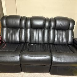 Black Recliner Couch 