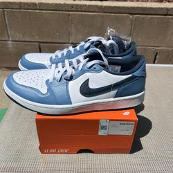 Jordan 1 Low Golf White Aegean Storm