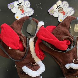 Dog Halloween Costume - Aviator Hat & Scarf