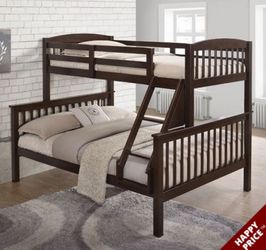 Literas. Cameron. Full/Twin Bunk Beds w/Mattresses