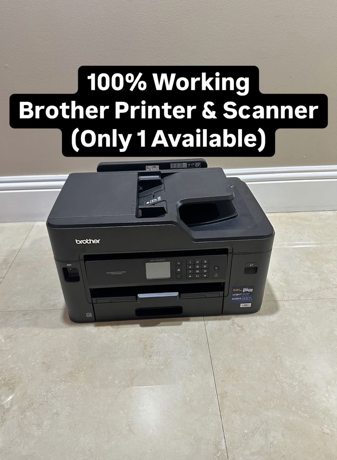 100% Working Brother Printer & Scanner (Only 1 Available) Pickup Today Available