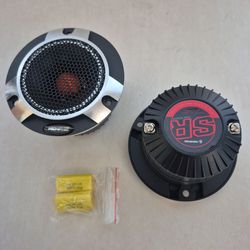 MEMPHIS 1 PAIR 4 INCH COMPONENT PRO TWEETER 400 WATTS MAX POWER PER PAIR CAR TWEETER