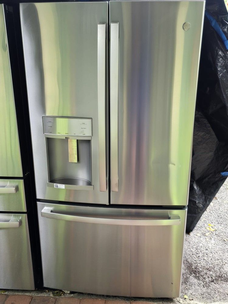 New Refrigerator 3 Door, French Door, General Electric 