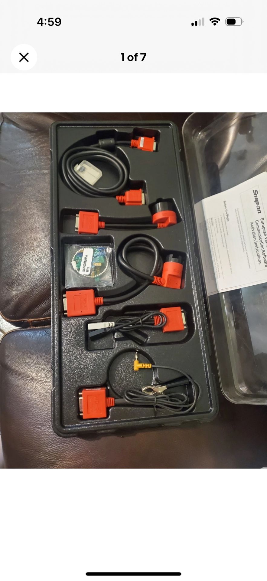 Snap on European vehicle communication software system. Pick up in Dallas zip code 75211