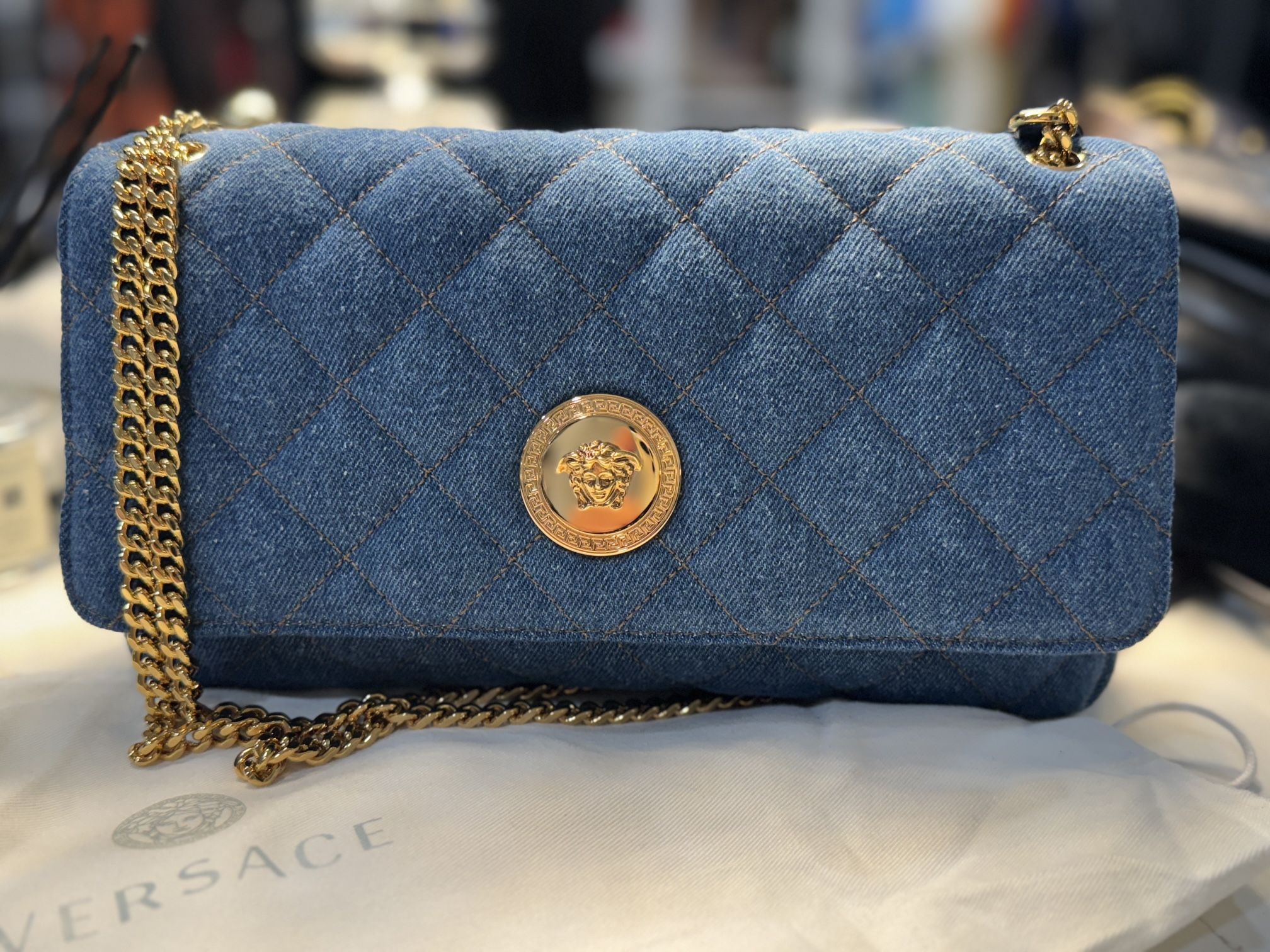 Versace Denim Bag