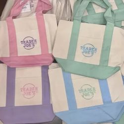 4 Pc Set- Trader Joe’s Mini Tote Bags