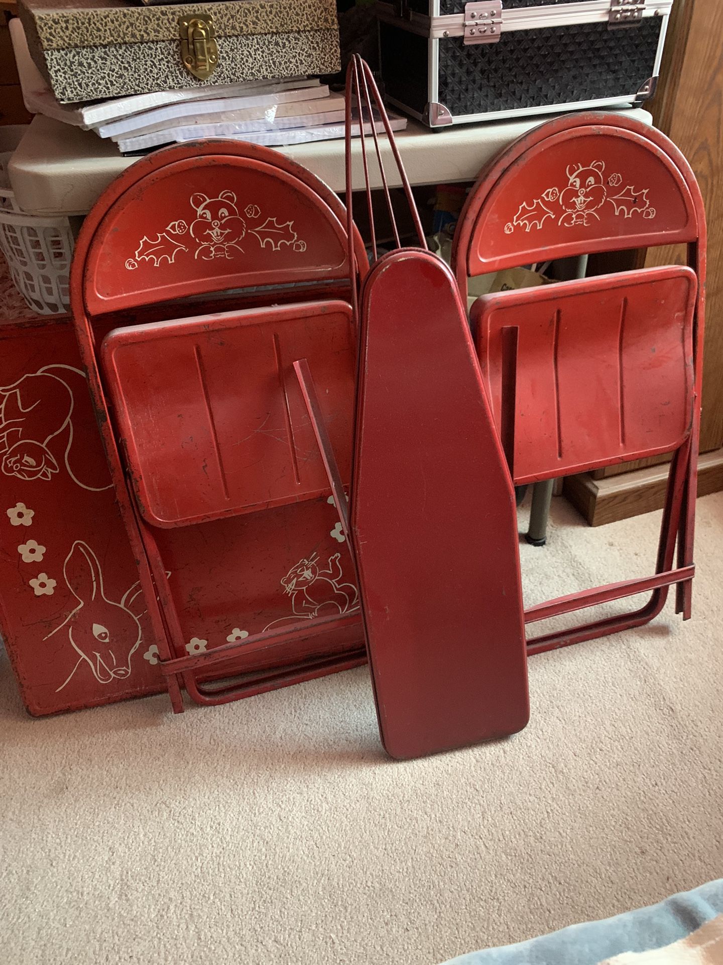 Child’s Metal Bunny Bread Set