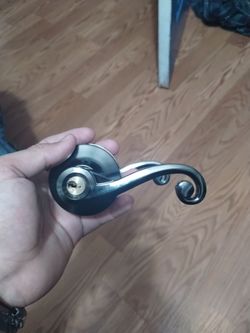 Decorative Lever Door Handle with Lock