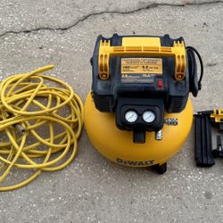 Dewalt Air Compressor set- Works Great, Like new! 