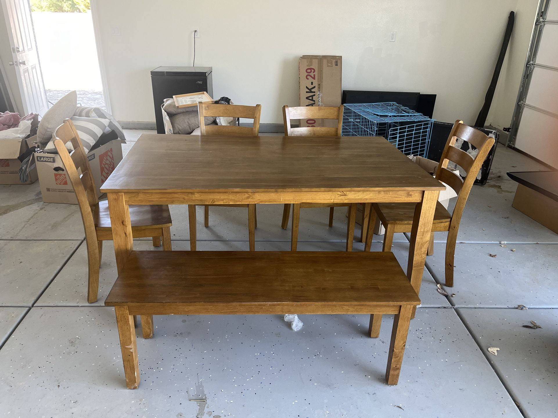 table bench style