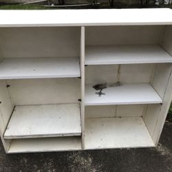 Rustic  Solid Wood Book Shelf